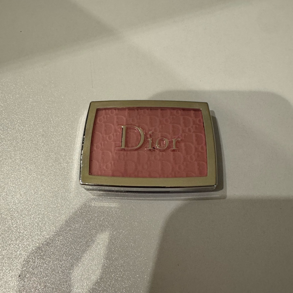 Dior Backstage Rosy Glow Blush Silver and Pink Makeup Compact